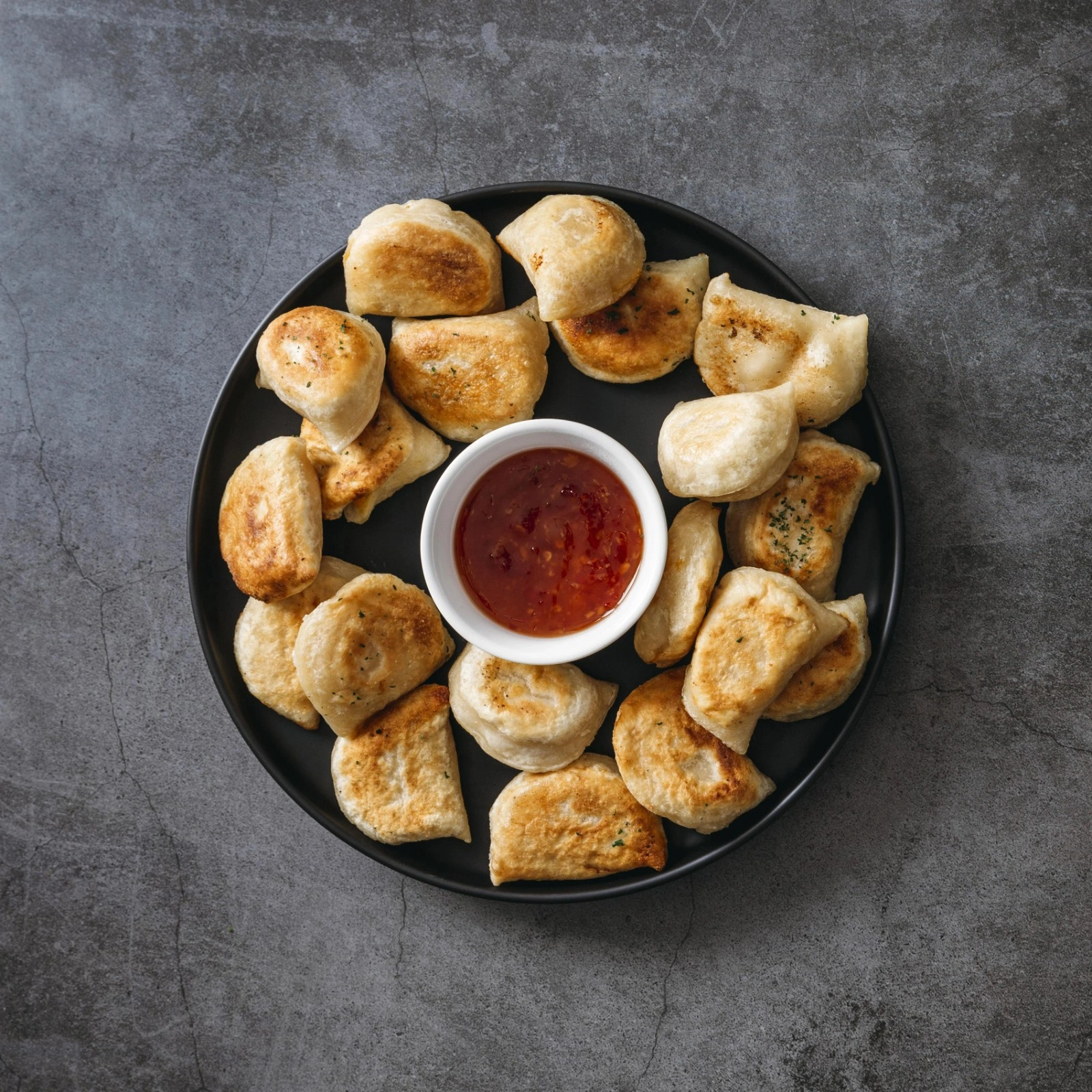 Fried Momos at Sizzling Grill
