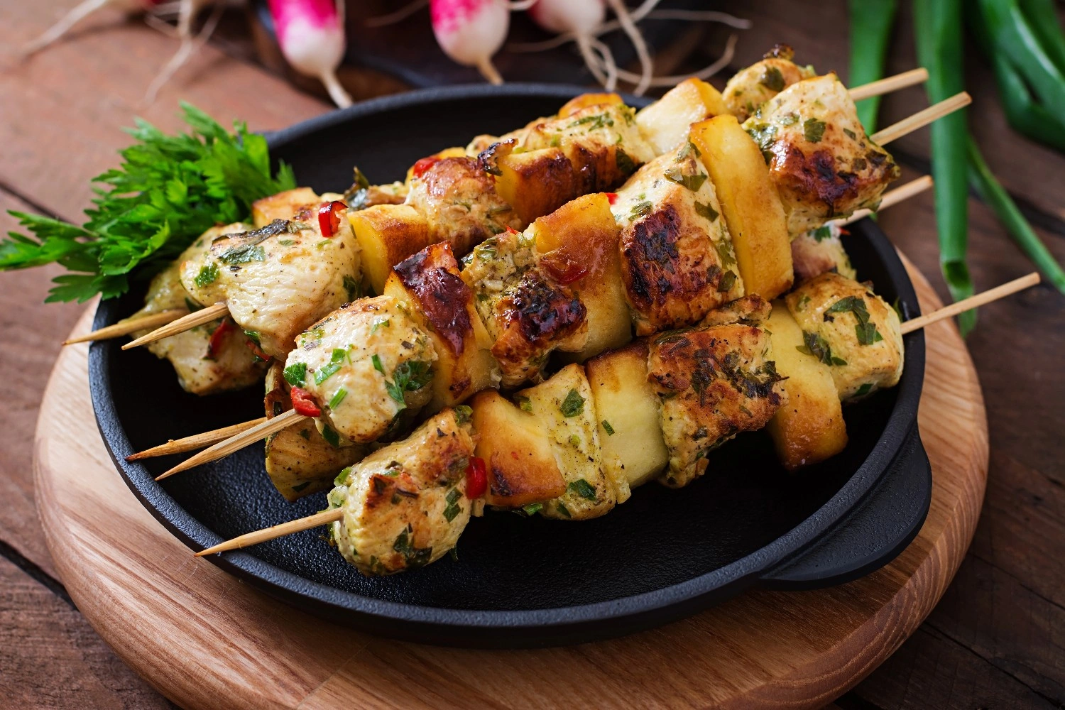 Seekh Kebab at Sizzling Grill