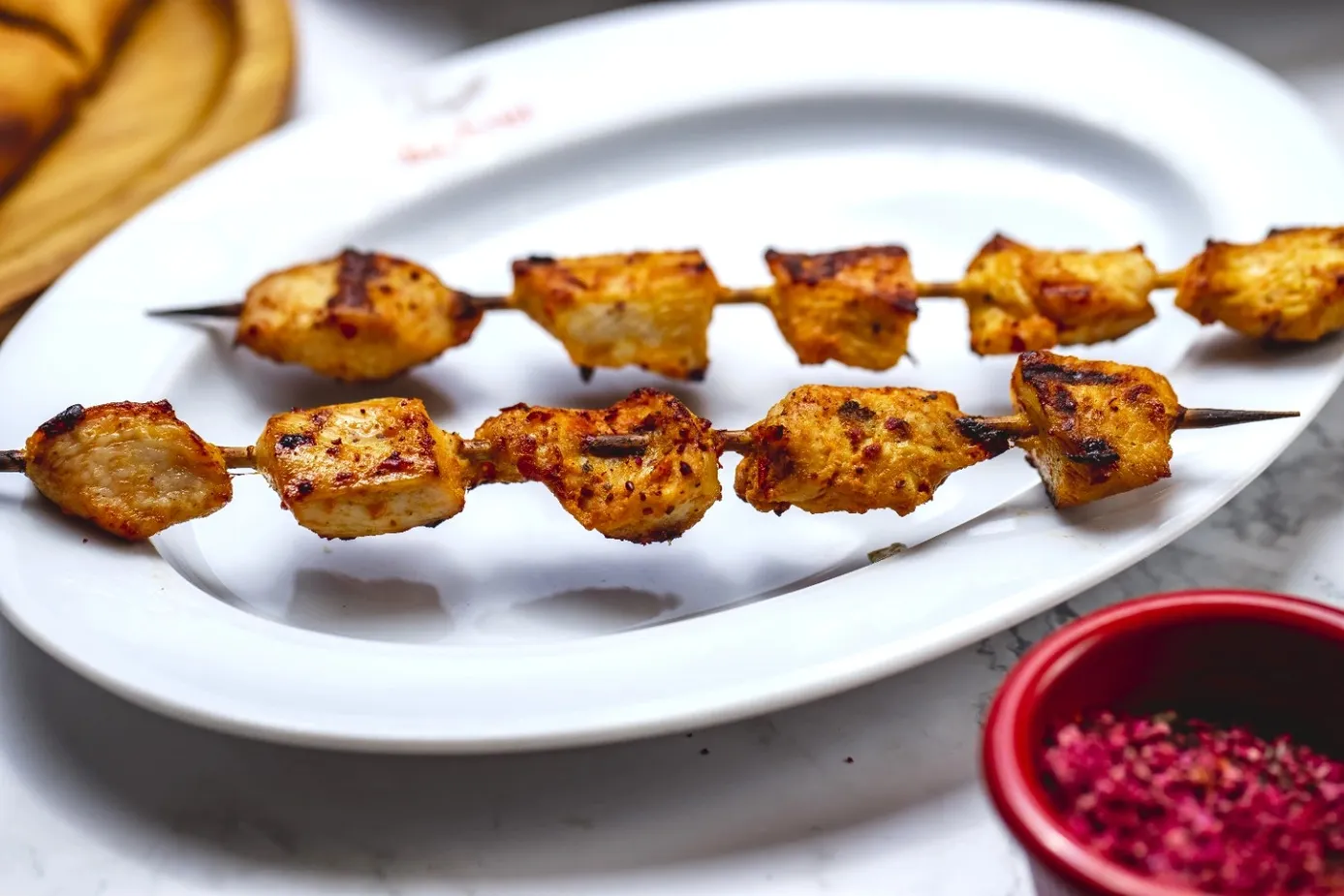 Tandoori Soya Chaap at Sizzling Grill